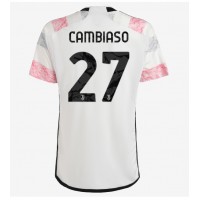 Billiga Juventus Andrea Cambiaso #27 Borta fotbollskläder 2023-24 Kortärmad